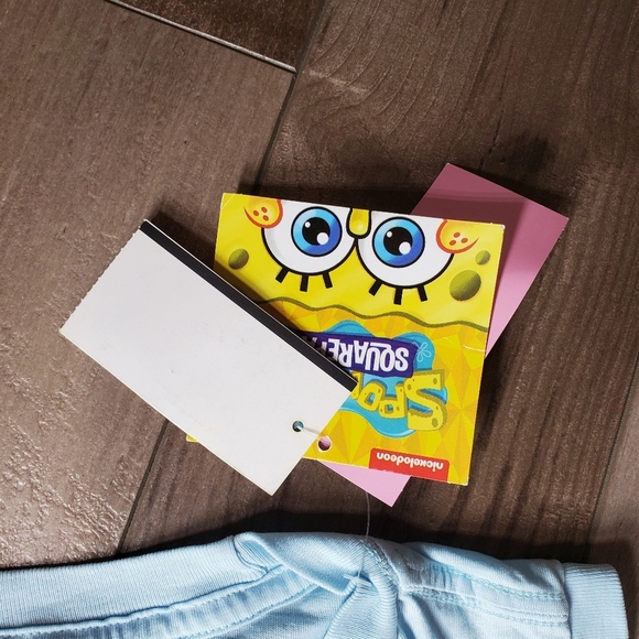 NWT Nickelodeon Women's SpongeBob Surfing Graphic Tank Top - Light Blue XXL - Picture 7 of 14